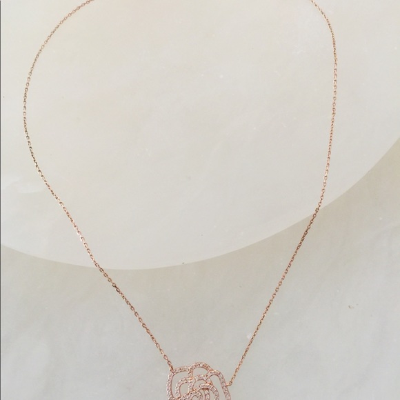 Anthropologie Rose gold  necklace - Picture 2 of 4